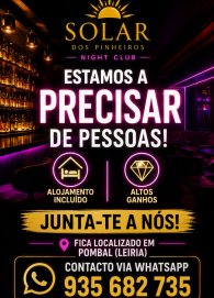 935 682 735 BAR EM POMBAL PRECISA DE MENINAS