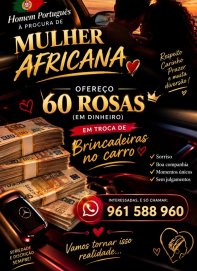 961588960 HOMEM MADURO PROCURA  AFRICANA OFERECE 